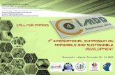 People's Democratic Republic of Algeria Ministry of Higher ... · the success of CIMDD 2013-2015-2017 and ... Topic 1: Advanced material and Nanotechnology Microspores/mesopores materials,