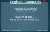 Rapporto Epatite C marzo 2015 – novembre 2018€¦ · Regione Campania Rapporto Epatite C marzo 2015 – novembre 2018 Elaborazione: Dott. Crescenzo Ilardi Fonte dati: SAS Aifa
