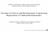 Division of Clinical and Bioinformatic Engineering …...Clinical Research Coordinator, Health Information Manager, Medical Information Engineer Division of Clinical and Bioinformatic