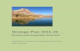 Strategic Plan 2016-20 - NDEP€¦ · Strategic Plan 2016-20 ... Wash from contaminated shallow groundwater has been reduced by 90% and work is underway to achieve even further reductions.