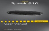 Jabra Speak 810 - CNET Content Solutions Content Delivery ... · 2. Tap the Bluetooth button on the Jabra Speak 810, and follow the voice-guided connection instructions. 3. Select
