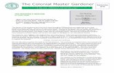 The Colonial Master Gardenerjccwmg.org/Newsletters/FinalSept16Newsletter.pdf · 2016-08-30 · The Colonial Master Gardener September 2016 Page 4 INTERESTING AND EDUCATIONAL THINGS
