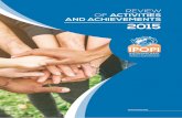 REVIEW OF ACTIVITIES AND ACHIEVEMENTS 2015 · IPOPI – Review of activities and achievements, 20157 IPIC2015 – International Primary Immunodeficiencies Congress IPIC2015 was a