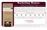 Marketing Memos - Texas State Universitygato-docs.its.txstate.edu/jcr:0681c47a-e917-4cb4-ba33-f4b828fb823… · 4th and it will be held in the Minifie Atrium from 8:30am—4:30pm.