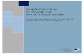 Implementing E-Invoicing on a broad scale...E-Invoicing / E-Billing 2015 C B. Koch, Billentis Page 1 Implementing E-Invoicing on a broad scale Consultancy Services on behalf ofImplementing