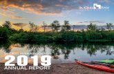 ANNUAL REPORT · The 165-acre restoration project at the National Park Service’s Arcola Bluffs site was completed in 2019. Invasive honeysuckle and buckthorn were removed and the