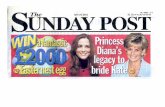No. 5506 -1 + SUNDAY POST Princess P63 Diana's VI? / PIS · Diana's VI? / PIS / April 24, 2011 By Ian Lloyd Royal Writer AT exactly 10.10 am on Friday, Princes William and Harry will