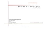 Microscan Product Pricing Catalog (U.S.) · Americas Steve Kinney Lauri Scrichfield Microscan 700 SW 39th Street, Renton, WA 98057 Tel: 800.251.7711 AMERICAS Orders@microscan.com