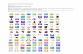 Samsung Extended Emoji Support - Unicode · Samsung Extended Emoji Support To: UTC From: Jeremy Burge (Emojipedia) Date: 2017-12-20 This is a current list of Unicode characters with