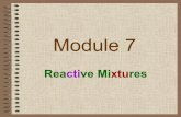 Module 7 - P L Dhar's Web Page · Module 7 Reactive Mixtures. Lecture 7.1 Mass and Energy Balance. THERMODYNAMICS OF REACTIVE MIXTURES • Special feature : Inter atomic bonds in