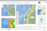 U.S. GEOLOGICAL SURVEY M7.8 Coastal Ecuador Earthquake of ...app.sni.gob.ec/.../RESUMEN_TERREMOTO_ECUADOR_USGS.pdf · d et mina o;Bu l .Ss c A ,v 8 p 72- 43 EARTHQUAKE SUMMARY MAP