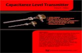 Capacitance Level Transmitter - - 904 - PANAM Capacitance... · PDF file Capacitance Level Transmitter PCLT - 904 Applications PCLT - 904 are capacitance type level transmitters.