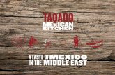 ¢© TAQADO MEXICAN KITCHEN LLC lunches, dinners, snacking, events and corporate catering, it has proven