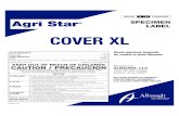LABEL COVER XL · 2018-03-20 · COVER XL is a broad-spectrum, preventative fungicide with systemic and curative properties recommended for the control of many impor-tant plant diseases.
