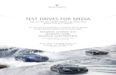 TEST DRIVES FOR MEDIA - Snow Polo St. Moritz 2017-02-01¢  MASERATI LEVANTE SUV MASERATI GHIBLI MASERATI