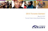 2015 Toronto Games! · CISCO THE COUNTDOWN TO THE GAMES IS ON! JOIN THE PARTY TORONTO . TORONT02015 Pon Am/ Poropan Am HOST CITY TORONTO . TORONT02015 Pon Am/ Poropan Am HOST CITY