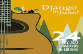 Django in June · For Bb Instruments ÏÏnÏ (F7) Swing ú ú Cmaj ú ú w Cmin ú Î#Ï & # 5 ú ú Gmaj ú ú F # 7 w Gmaj ú î & # 9 ú ú E7 ú #ú Ï Ï Ï Ï ú î & # 13 ú