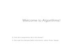 Welcome to Algorithms!ltoma/teaching/cs231/fall...Introduction to Algorithms, Third Edition By Thomas H. Cormen, Charles E. Leiserson, Ronald L. Rivest and Clifford Stein • Another