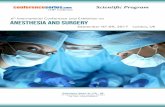 th Anesthesia and Surgery Remove · 2018-03-28 · conferenceseries.com Conference Series llc LTD - UK 47 Churchfield Road, London, W3 6AY Toll Free: +442037690972. Scientific Program.