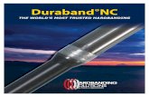 Duraband NC - Hardbanding Solutions · A PROVEN TRACK RECORD Duraband®NC 2 Duraband's parent company, Postle Industries, has been in business for nearly 50 years. 2 Duraband has