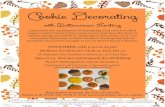 Cookie Decorating - Lincoln Crossing Elementary Fliers/Cookie Decorating... · PDF file 2018-10-17 · Cookie Decorating with Buttercream Frosting Experience the satisfaction of decorating