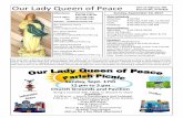 Our Lady Queen of Peace · 10-09-2017  · Our Lady Queen of Peace Rev. Edward G. Rama Pastor FatherEd@OLQP ranchville.org Rev. rian Ditullio In Residence Fatherrian@OLQPranchville.org