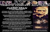 TRIUTE ONERT AUSTRALIA PIANO MAN - Keep The Changekeepthechange.com.au/documents/BillyPressKit_014.pdf · PIANO MAN Billy Joel Tribute Concert will rise to another level in 2018 taking