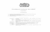 Northern Ireland Act 2009 - Legislation.gov.uk · 2017-07-15 · ELIZABETH II c. 3 Northern Ireland Act 2009 2009 CHAPTER 3 An Act to make provision in relation to policing and justice