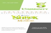 Information Pack - Embassy Theatre · 2020-05-28 · Donkey tries to appeal to Shrek, but Shrek rejects him, angry that Donkey would talk about him with Fiona behind his back, and