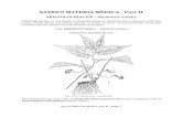 SAYRE’S MATERIA MEDICA - Part IIs_Materia_Medica-2.pdf · concentrated form. For its preparation, see Senna (240) EMODIN TEST, in Rhubarb.—Boil 0.100 Gm. of powdered rhubarb with