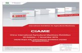 CIAME - IFWexpo Heidelbergifw-expo.de/wp-content/uploads/2016/04/FactSheet_CIAME_2019_en… · Agricultural education • Renewable resources like bioenergy, biofuels • Agricultural