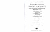 Rational Environmental Management of Agrochemicals · 2014-05-06 · Library of Congress Cataloging-in-Publication Data . Rational environmental management ofagrochemicals : risk