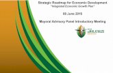 08 June 2016 Mayoral Advisory Panel Introductory Meeting€¦ · • Pursue market access for South African products, • Attract investments and tourism, ... •Water Reuse & Desalination
