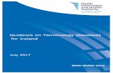 Guidance on terminology standards for Ireland · GUIDANCE ON TERMINOLOGY STANDARDS FOR IRELAND HEALTH INFORMATION AND QUALITY AUTHORITY 2 Version Control Date Version Change December