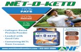 NET-0-KETO03a5bcb.netsolstores.com/images/techsheets/NETOKETO.pdf · Hydrolyzed Bovine Collagen has been used in the dietary supplement industry for many years to benefit skin and