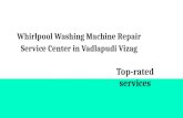 Whirlpool Washing Machine Repair Service Center in Vadla Pudi Vizag