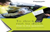 To dock or not to dock · “The Toughpad device is the primary tool for patrols when responding to breakdown calls. The patrols accept jobs via the device, locate the breakdown using