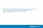 Dell EMC OpenManage Integration Version 7.1.1 for Microsoft … · 2020-05-13  · Introduction to Dell EMC OpenManage Intergration and Dell EMC Server Management Pack suite version