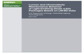 Lumen and Chromaticity Maintenance Behavior of Light-Emitting … · 2020-03-23 · Lumen and Chromaticity Maintenance Behavior of LED Packages Based on LM-80 Data . iii . ... TM-35-19