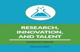 RESEARCH, INNOVATION, AND TALENT...universities exists in New Jersey, and partnerships between researchintensive and less research intensive institutions can be an effective mechanism