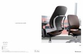 Leap Seating - Delight · 6 7 B5099 A healthier way to sit A more productive office Leap is a proven way to reduce musculo-skeletal disorders and increase productivity at work. People