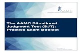 The AAMC Situational Judgment Test (SJT): Practice Exam ... ... The AAMC Situational Judgment Test (AAMC