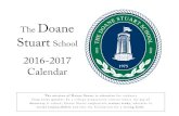 September 2016 January 2017 May 2017 - Doane Stuart School · Stuart School 199 Washington Avenue, Rensselaer, NY 12144 (518) 465-5222 Fax (518) 465-5230 After School Care: (518)