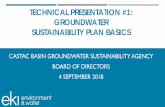 TECHNICAL PRESENTATION #1: GROUNDWATER … · TECHNICAL PRESENTATION #1: GROUNDWATER SUSTAINABILITY PLAN BASICS CASTAC BASIN GROUNDWATER SUSTAINABILITY AGENCY BOARD OF DIRECTORS.
