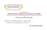 Introduction of Relationship Diagramming Method (RDM) · Risk Analysis Features of Pertmaster v8.5. Risk Analysis – 1000 Iterations. Risk Analysis – 1000 Iterations. Risk Analysis