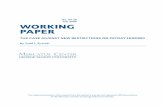 working paper - Home | Mercatus Center...They use payday lending to deal with short-term exigencies and a lack of access to payday loans would likely cause them substantial cost and
