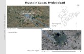 Hussain Sagar, Hyderabad · Hussain Sagar, Hyderabad Hyderabad Hussain Sagar Telangana, India. a Hussain Sagar, Hyderabad Physical characteristics . a Human activities Hussain Sagar,