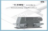 T-TYPE” series · The recent standard IEC/EN 61076-7-100 regarding metric cable entries for multipole electrical connectors for heavy duty uses, which standardises some main dimensions