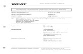 WCAT - · PDF file WCAT WCAT Decision Number: A1602619 DECISION OF THE WORKERS' COMPENSATION APPEAL TRIBUNAL WCAT DECISION DATE: WCAT DECISION NUMBER: WCAT PANEL: August 07, 2018 A1602619