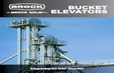 BUCKET ELEVATORS - Riley Equipment · PDF file 2020-01-06 · Bucket Elevators Bucket Elevator Specifications CAPACITY* BUCKET SIZE BUCKET SPACING PULLEY BELT SPEED MODEL BPH CFH TPH